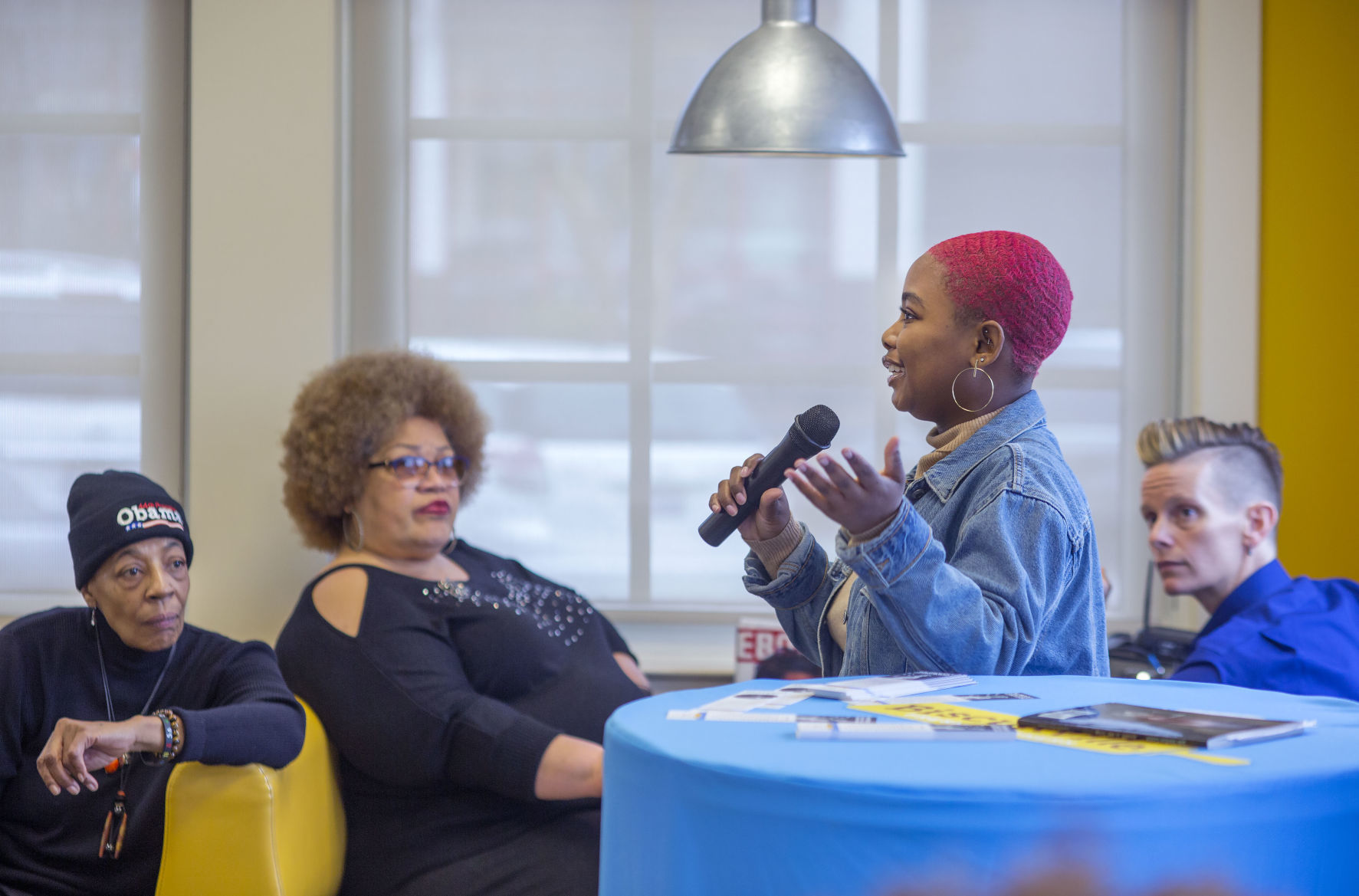 NC Poet Jaki Shelton Green at Biscuitville